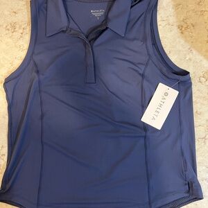 Athleta Navy Sleeveless Top NWT